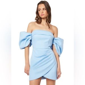 ELLIATT Palladium Sky Blue Dress Size Small